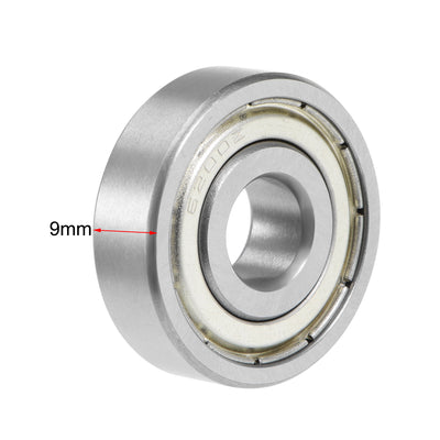 Harfington Uxcell Deep Groove Ball Bearings Metric Double Shielded Chrome Steel P0 Z1 Level