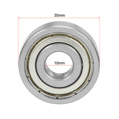 Harfington Uxcell Deep Groove Ball Bearings Metric Double Shielded Chrome Steel P0 Z1 Level