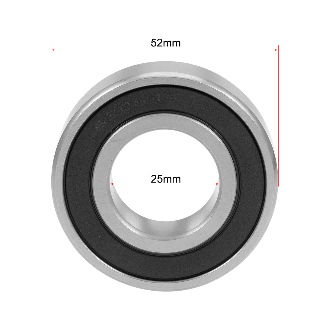 uxcell Uxcell Deep Groove Ball Bearings Double Sealed Chrome Steel