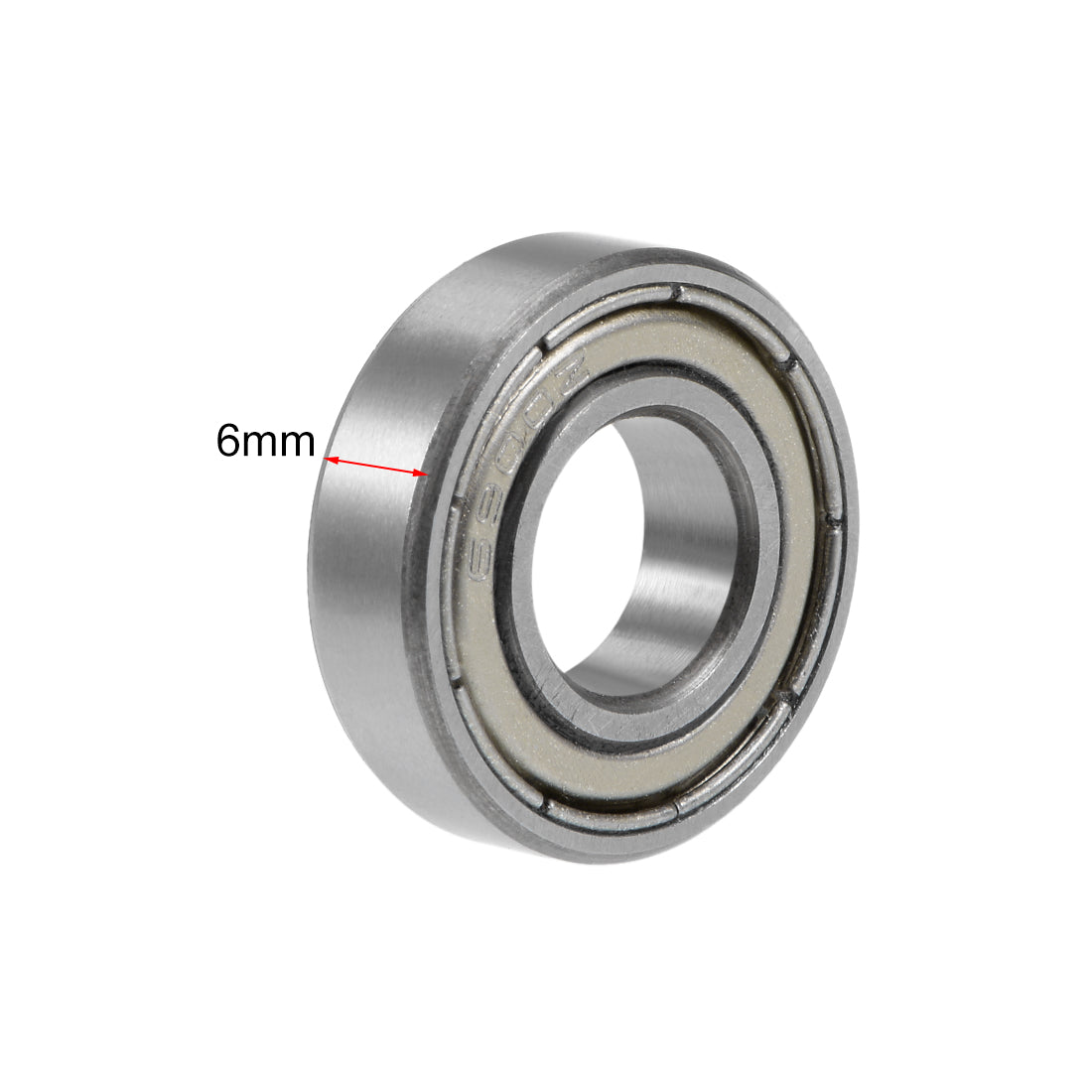 uxcell Uxcell Deep Groove Ball Bearings Metric Double Shielded Chrome Steel ABEC1 Z1 Level