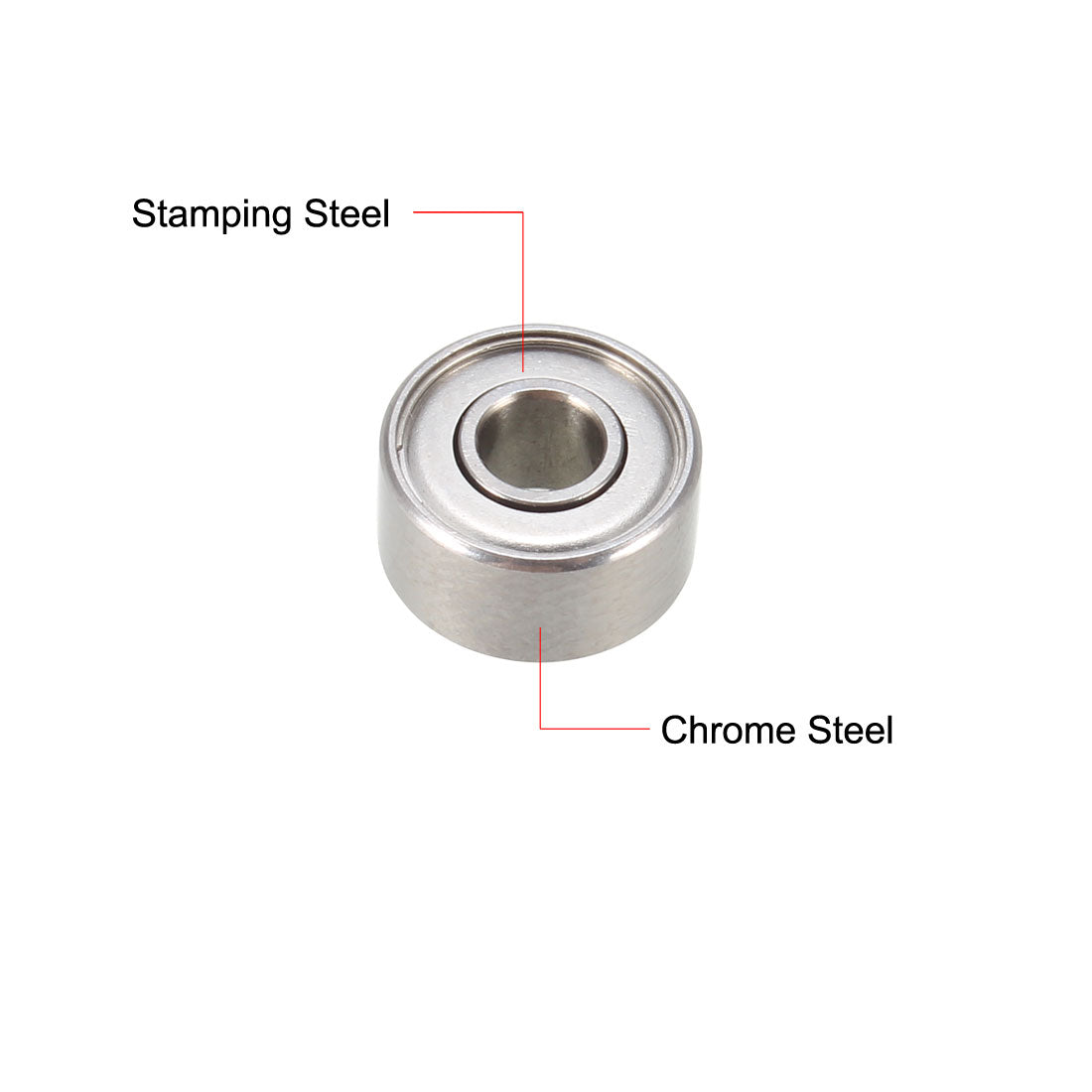 uxcell Uxcell Deep Groove Ball Bearing Metric Double Shielded Chrome Steel P0 Z1