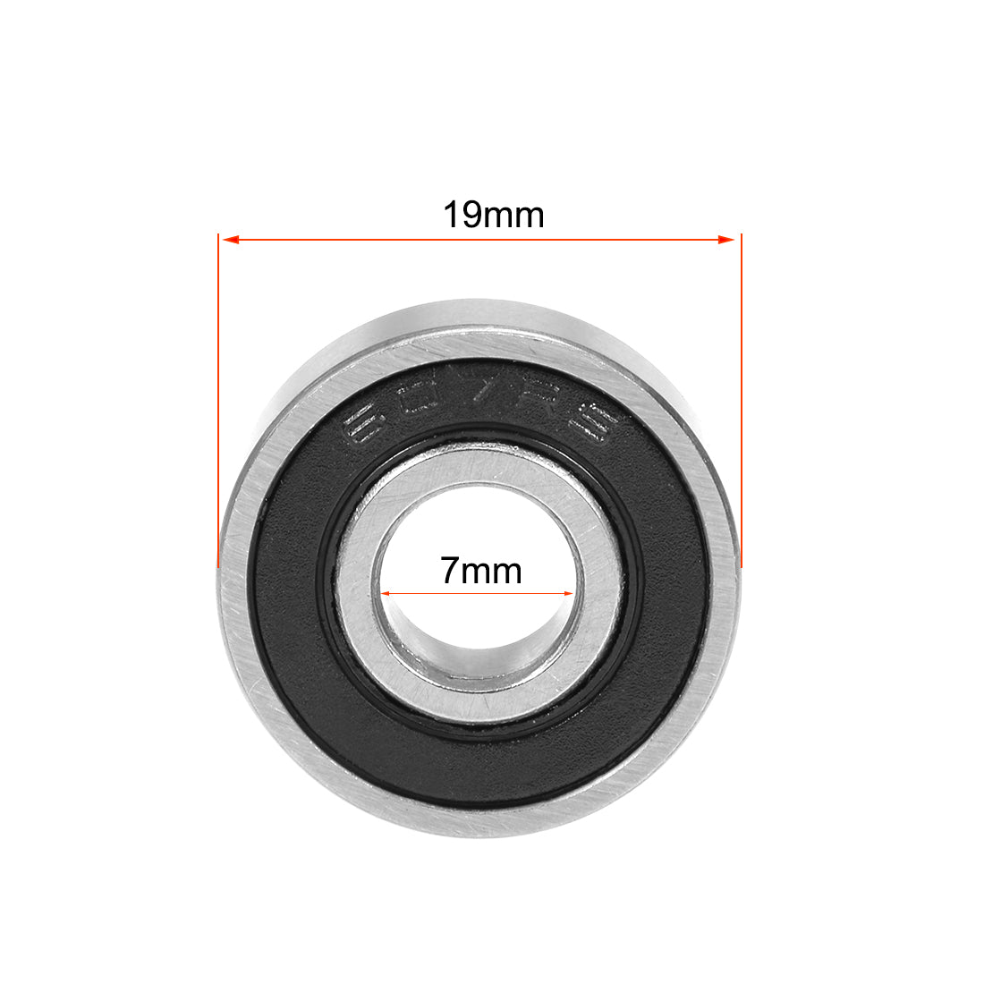 uxcell Uxcell Deep Groove Ball Bearings Metric Double Sealed Chrome Steel Rollers