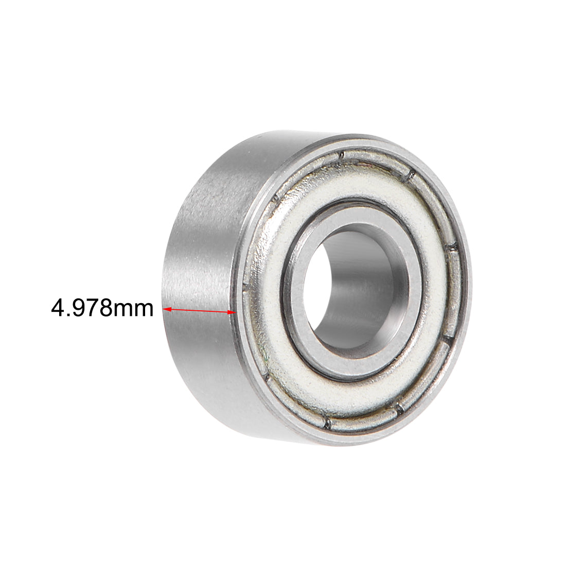 uxcell Uxcell Deep Groove Ball Bearing Double Shielded Chrome Roller Bearings