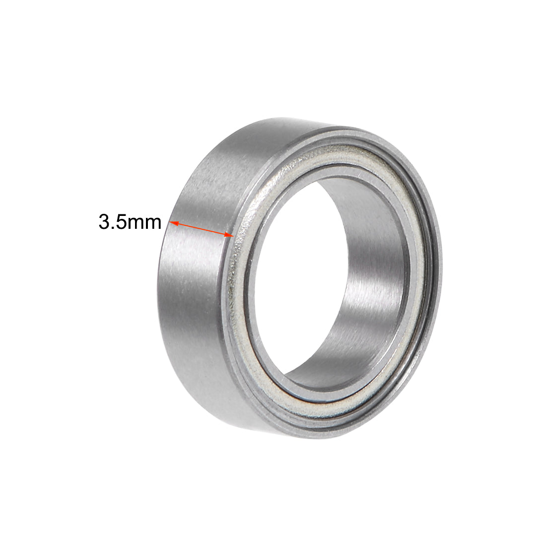 uxcell Uxcell Deep Groove Ball Bearings Metric Double Shielded Chrome Steel Roller ABEC1 Z1