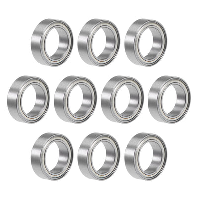 Harfington Uxcell Deep Groove Ball Bearings Metric Double Shielded Chrome Steel Roller ABEC1 Z1