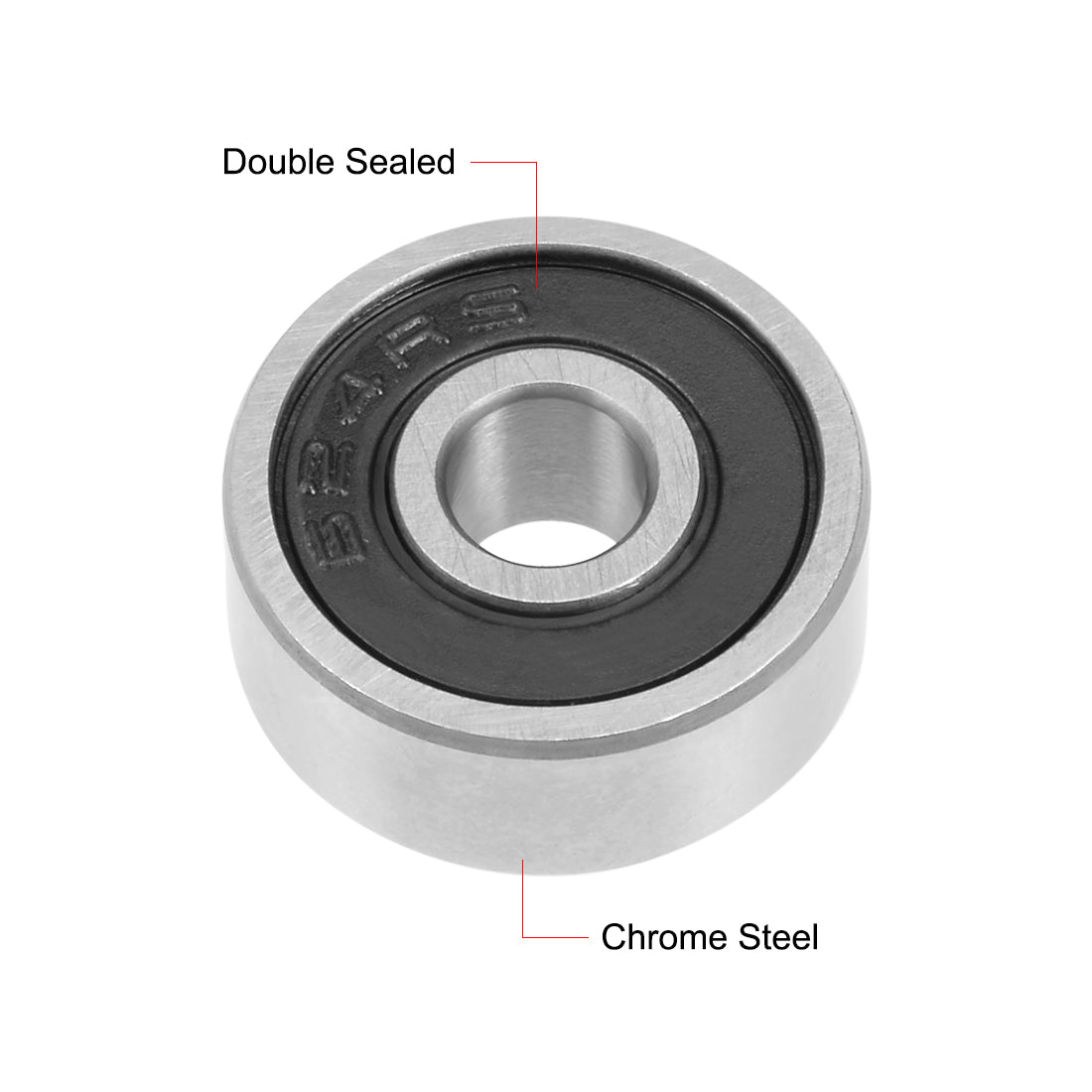 uxcell Uxcell Deep Groove Ball Bearings Metric Double Sealed Chrome Steel Rollers