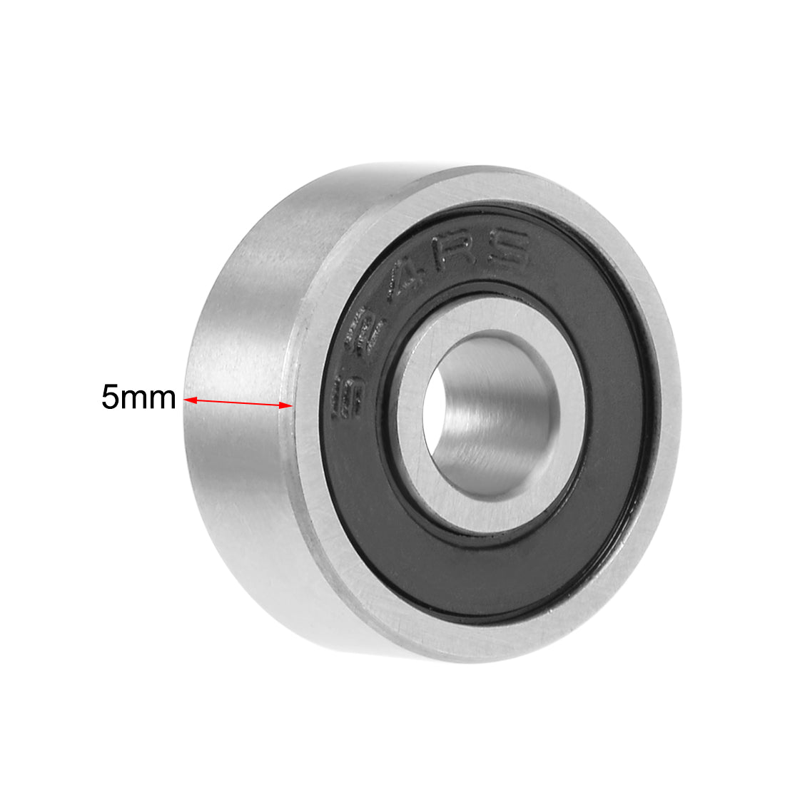 uxcell Uxcell Deep Groove Ball Bearings Metric Double Sealed Chrome Steel Rollers