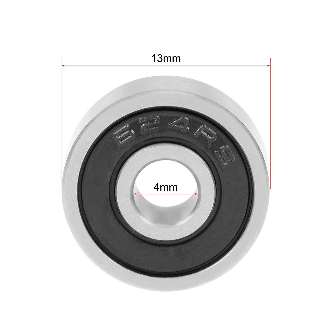 uxcell Uxcell Deep Groove Ball Bearings Metric Double Sealed Chrome Steel Rollers