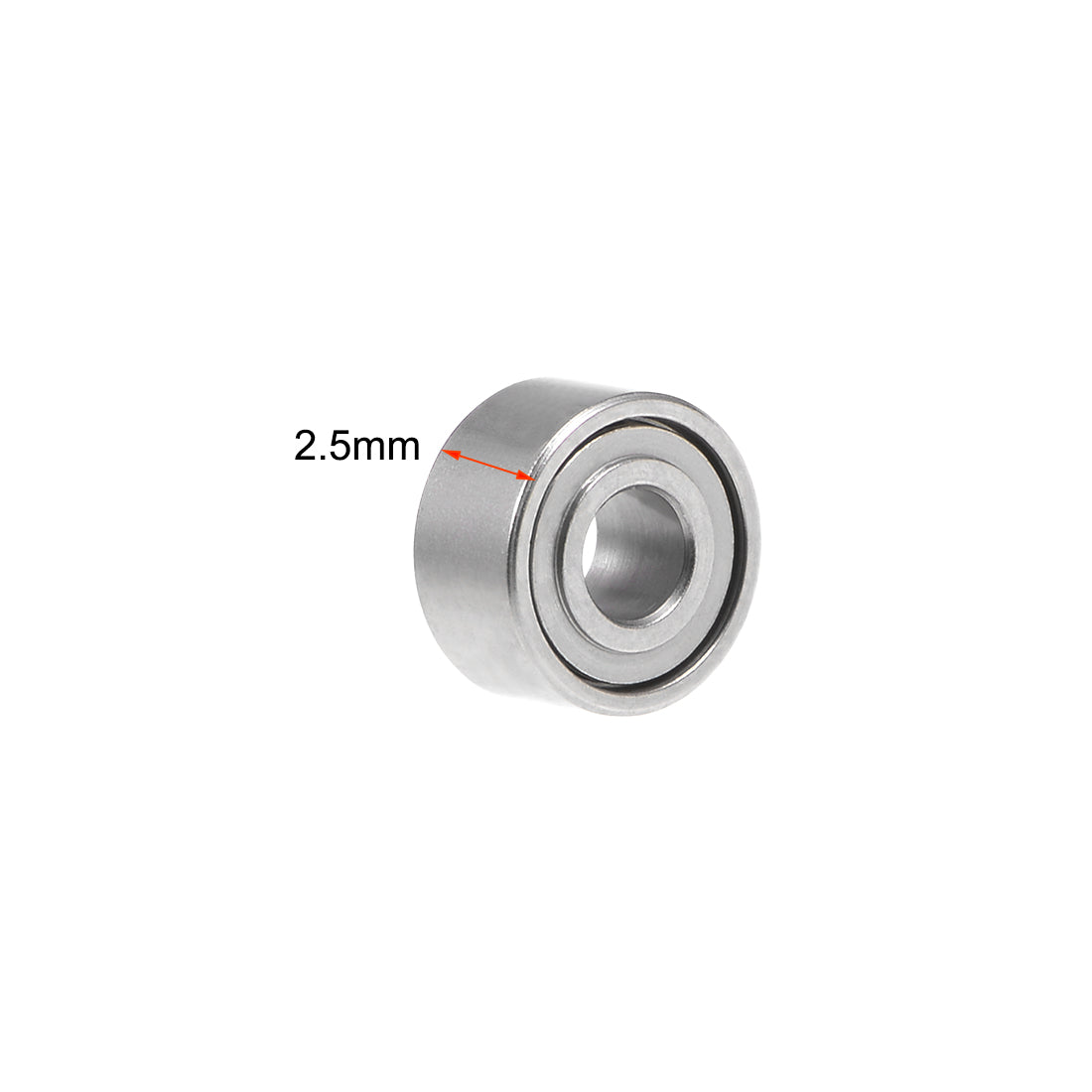 uxcell Uxcell Deep Groove Ball Bearings Metric Double Shielded Chrome Steel Roller ABEC1 Z1