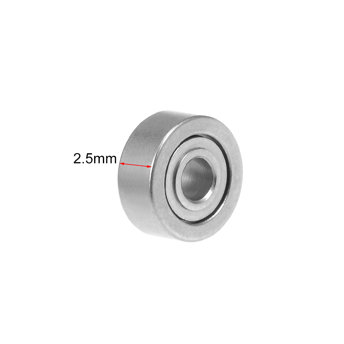 uxcell Uxcell Deep Groove Ball Bearings Metric Double Shielded Chrome Steel Roller ABEC1 Z1