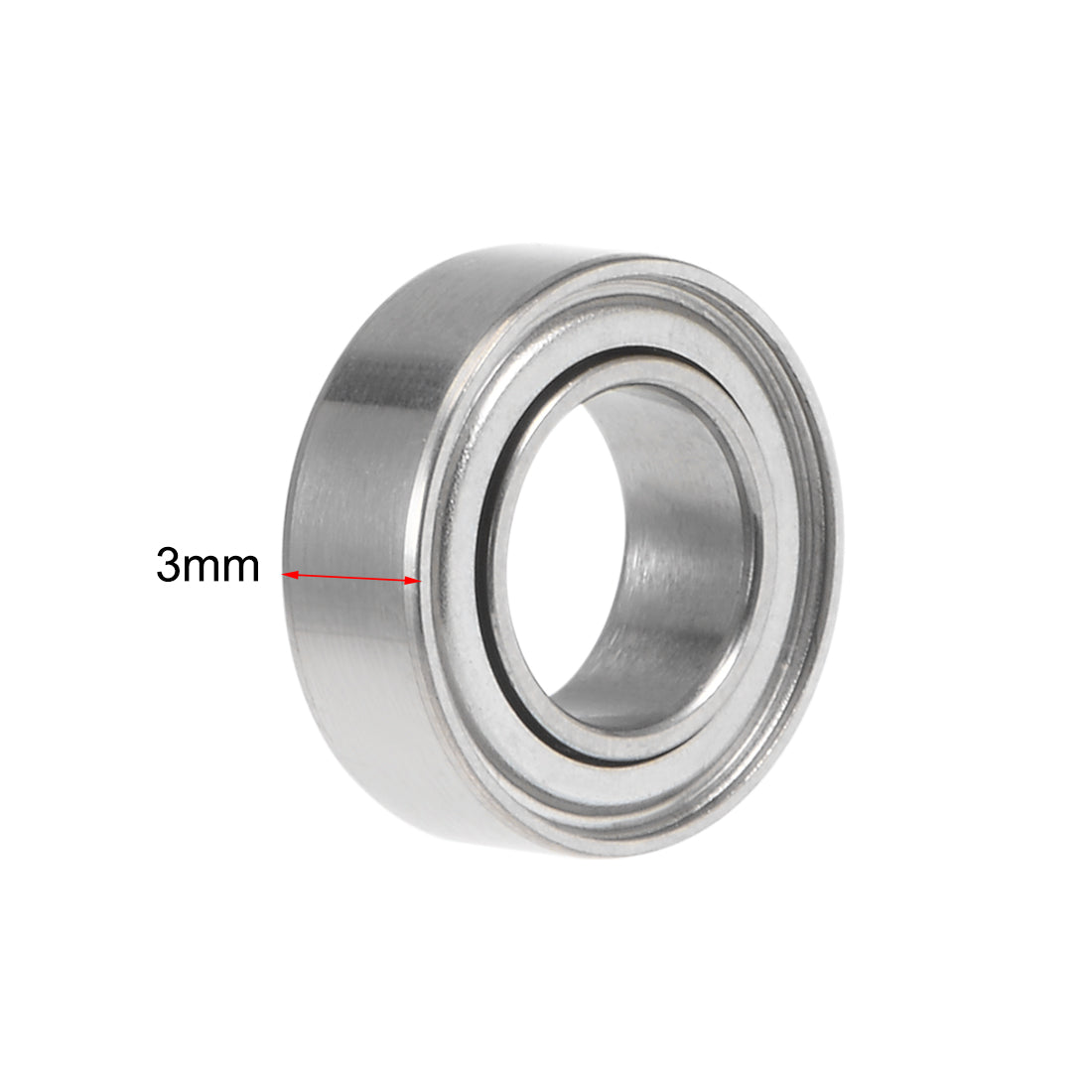 uxcell Uxcell Deep Groove Ball Bearings Metric Double Shielded Chrome Steel P0 Z1 Bearings