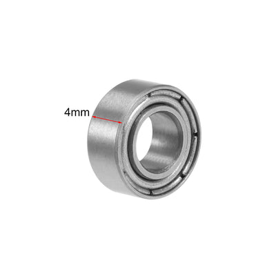 Harfington Uxcell Deep Groove Ball Bearings Metric Double Shielded Chrome Steel P0 Z1 Bearings