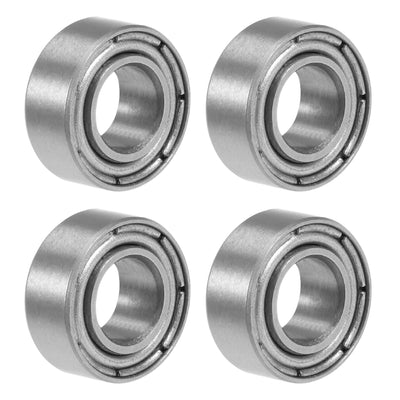 Harfington Uxcell Deep Groove Ball Bearings Metric Double Shielded Chrome Steel P0 Z1 Bearings