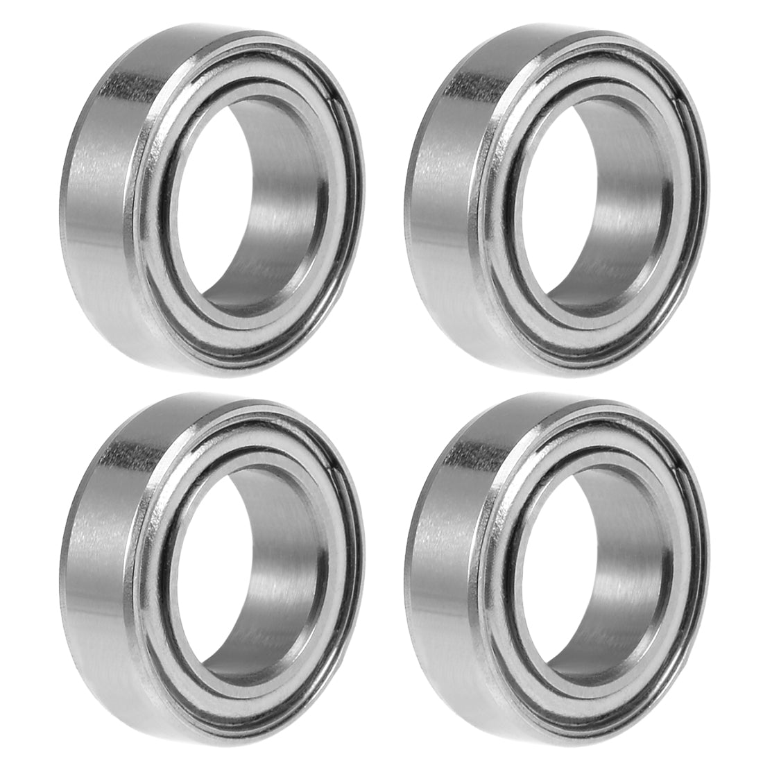 uxcell Uxcell Deep Groove Ball Bearings Metric Double Shielded Chrome Steel P0 Z1 Bearings