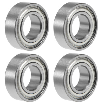 Harfington Uxcell Deep Groove Ball Bearings Metric Double Shielded Chrome Steel P0 Z1 Bearings