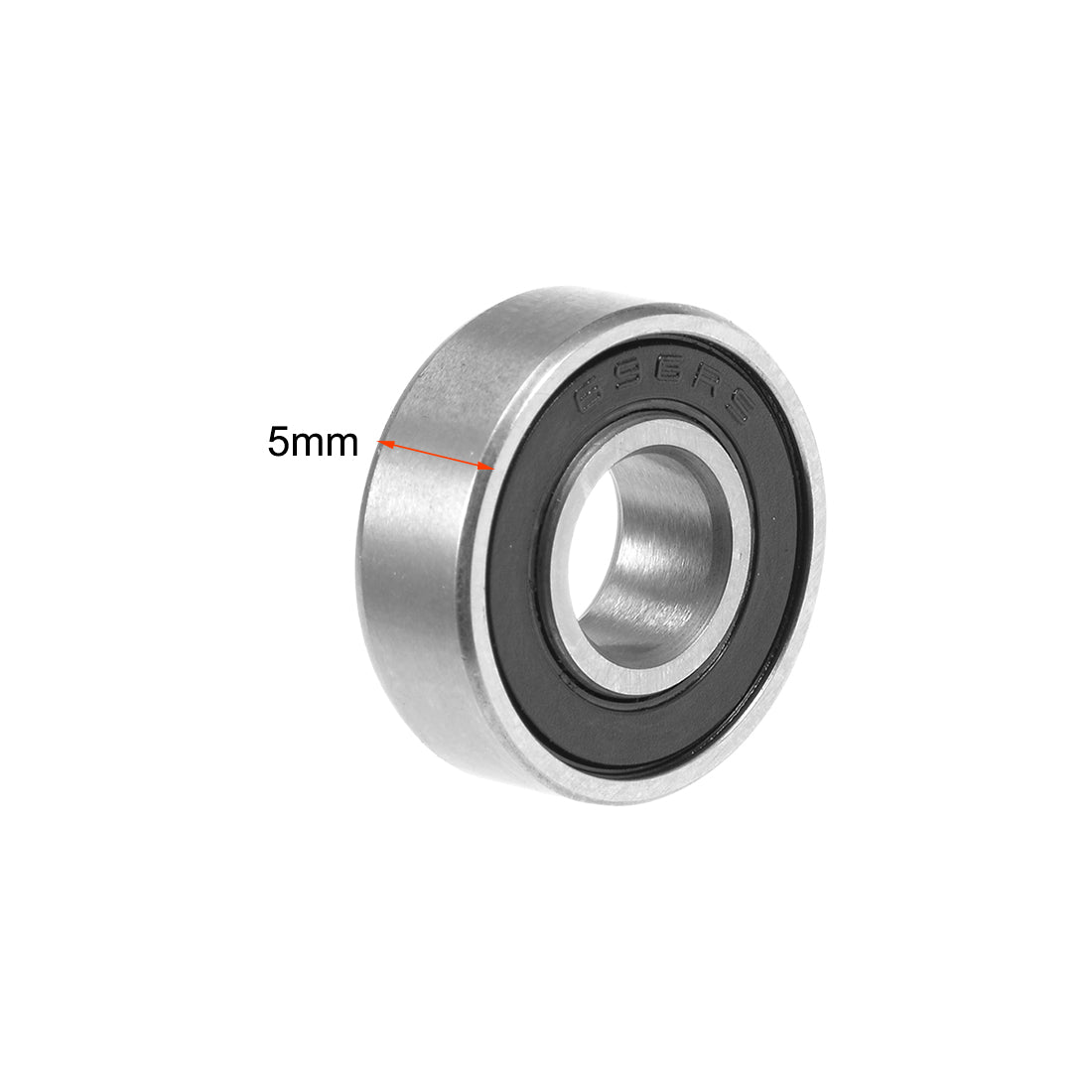 uxcell Uxcell Deep Groove Ball Bearings Metric Double Seal Chrome Steel ABEC1 Z1