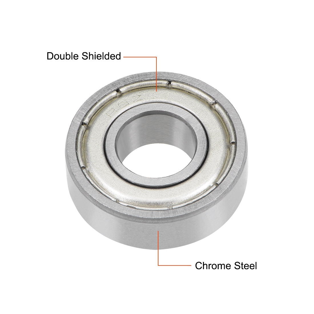 uxcell Uxcell Deep Groove Ball Bearings Inch Double Shielded Chrome Steel ABEC1