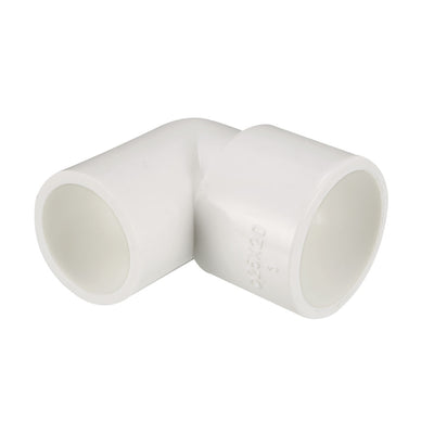 Harfington Uxcell 25mm Slip x 20mm Slip 90 Degree PVC Pipe Fitting Elbow Connector 5 Pcs