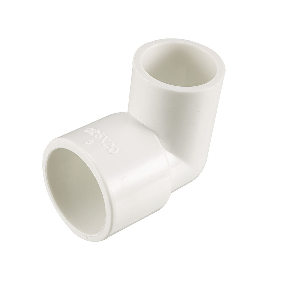 uxcell Uxcell 25mm Slip x 20mm Slip 90 Degree PVC Pipe Fitting Elbow Connector 5 Pcs