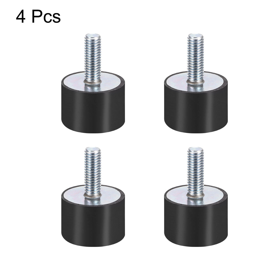 uxcell Uxcell Thread Male Female Rubber Mounts,Vibration Isolators 4pcs