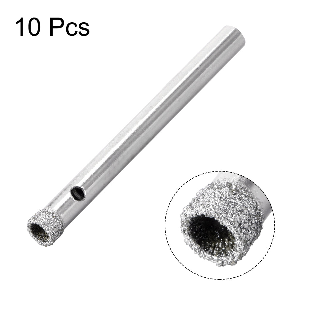 Uxcell Uxcell 22mm Diamond Drill Bits Hole Saws for Glass Ceramic Porcelain Tiles 10 Pcs