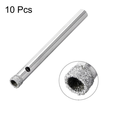 Harfington Uxcell 22mm Diamond Drill Bits Hole Saws for Glass Ceramic Porcelain Tiles 10 Pcs