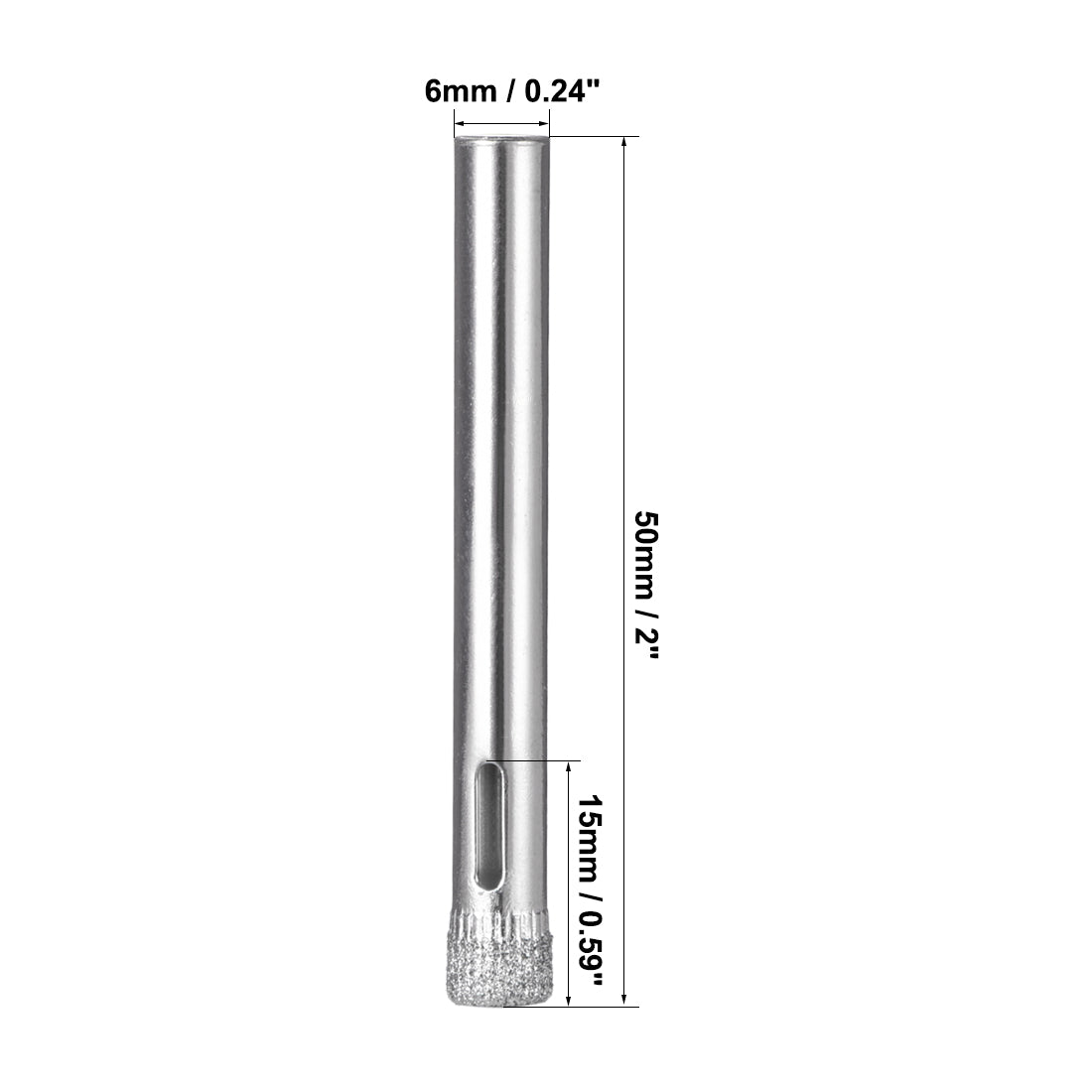 Uxcell Uxcell 40mm Diamond Drill Bits Hole Saws for Glass Ceramic Porcelain Tiles 2 Pcs