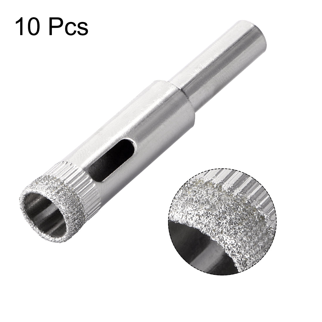 Uxcell Uxcell 22mm Diamond Drill Bits Hole Saws for Glass Ceramic Porcelain Tiles 10 Pcs