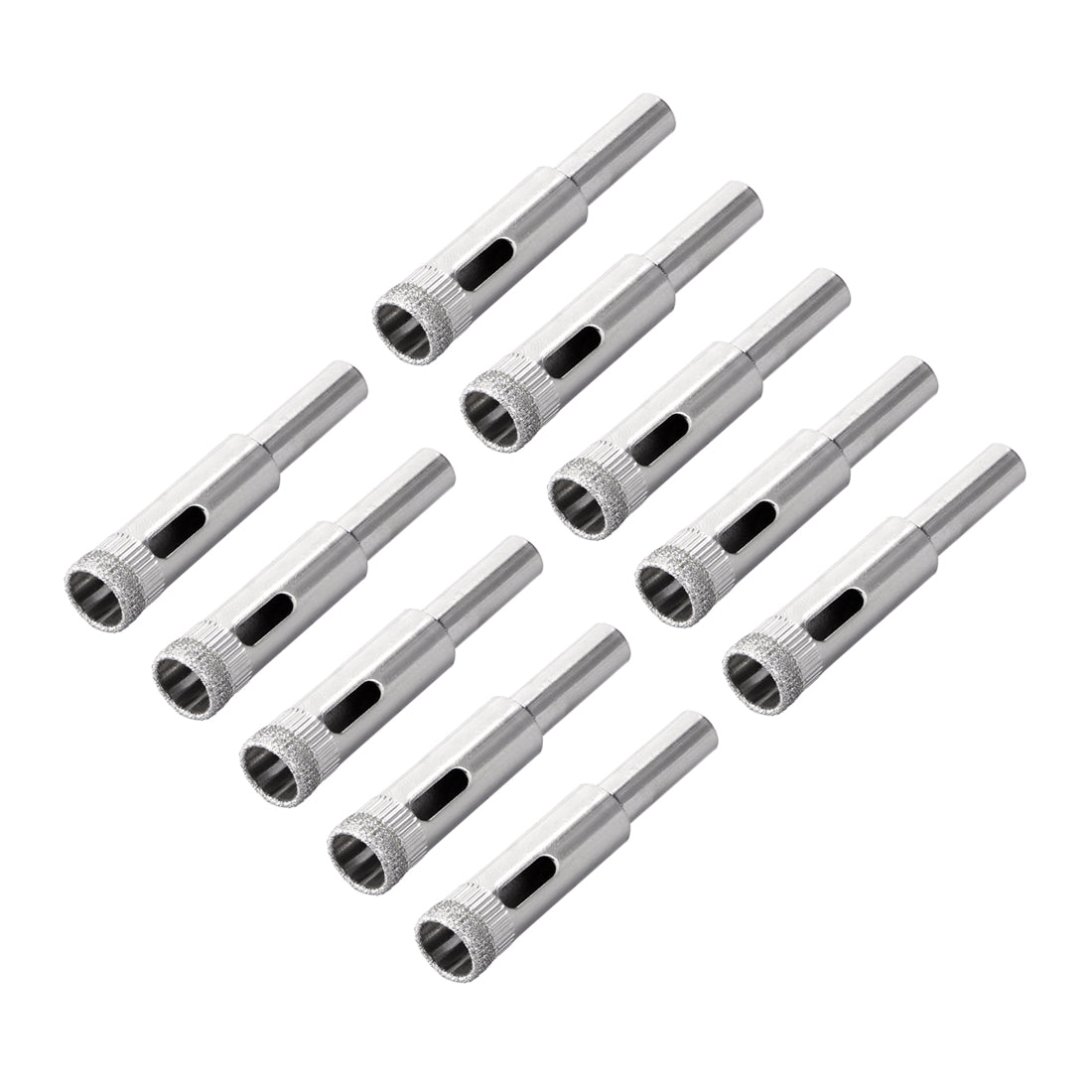 Uxcell Uxcell 22mm Diamond Drill Bits Hole Saws for Glass Ceramic Porcelain Tiles 10 Pcs