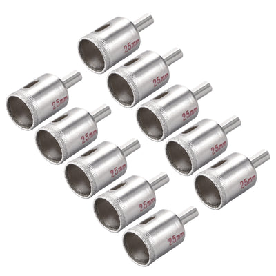 Harfington Uxcell 22mm Diamond Drill Bits Hole Saws for Glass Ceramic Porcelain Tiles 10 Pcs