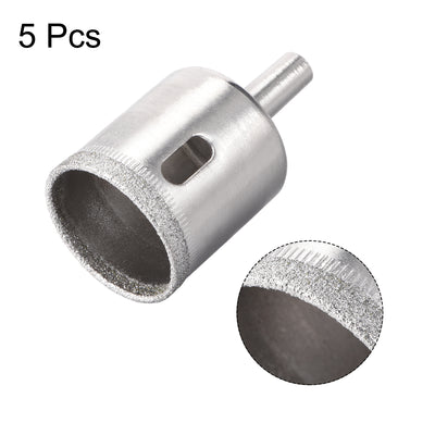 Harfington Uxcell 45mm Diamond Drill Bits Hole Saws for Glass Ceramic Porcelain Tiles 5 Pcs