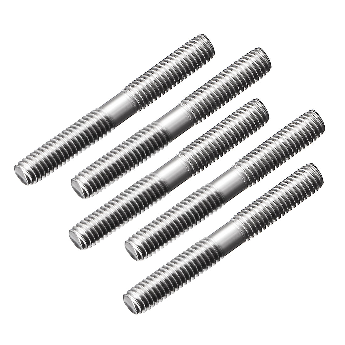 Uxcell Uxcell M3x200mm Pushrod Connector Stainless Steel Rod Linkage,5pcs