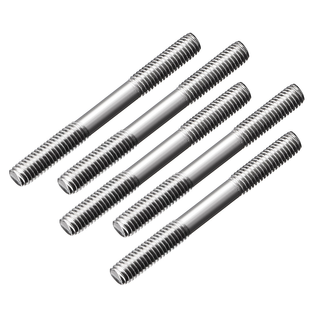 Uxcell Uxcell M3x200mm Pushrod Connector Stainless Steel Rod Linkage,5pcs