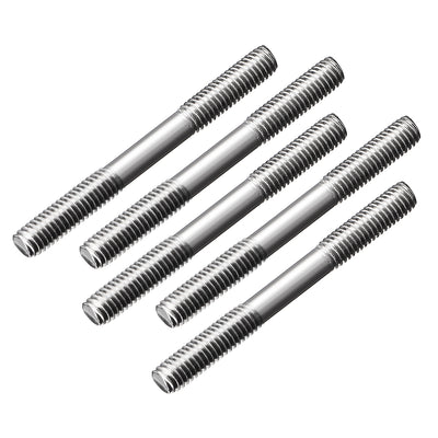 Harfington Uxcell M3x200mm Pushrod Connector Stainless Steel Rod Linkage,5pcs