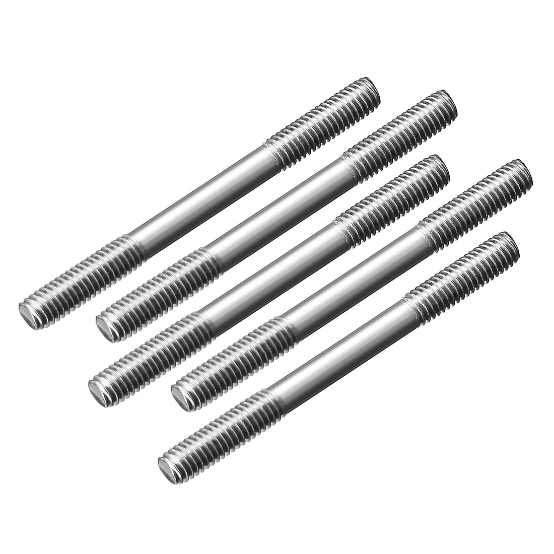 Uxcell Uxcell M3x200mm Pushrod Connector Stainless Steel Rod Linkage,5pcs