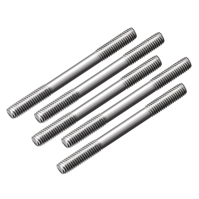 Harfington Uxcell M3x200mm Pushrod Connector Stainless Steel Rod Linkage,5pcs