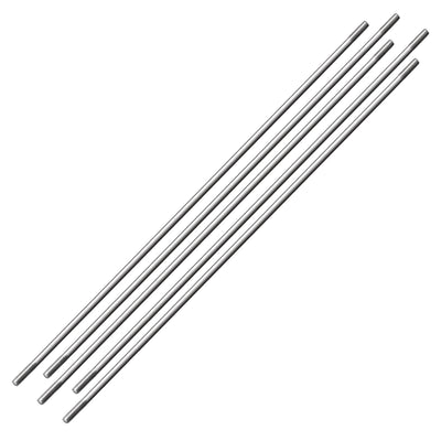 Harfington Uxcell M3x200mm Pushrod Connector Stainless Steel Rod Linkage,5pcs