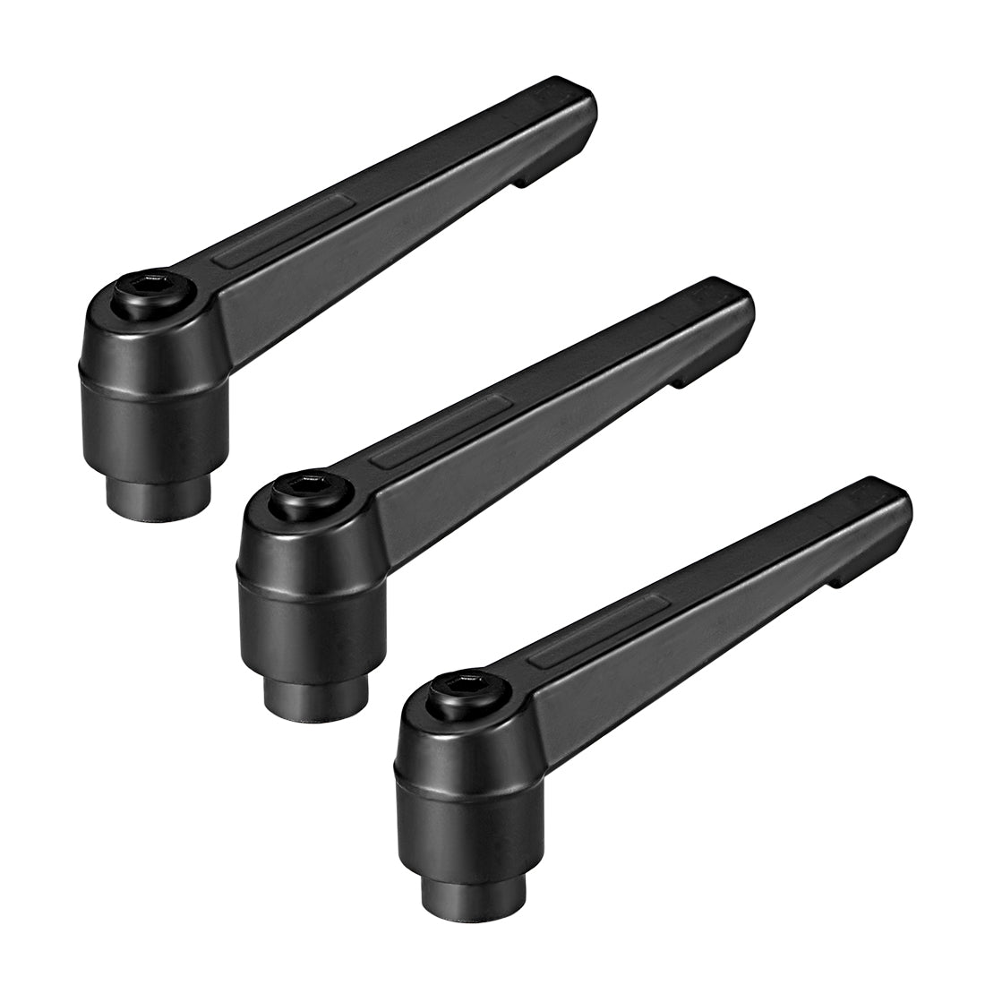 Uxcell Uxcell M8 Handle Adjustable Clamping Lever Thread Push Button Ratchet Female Threaded Stud 3 Pcs