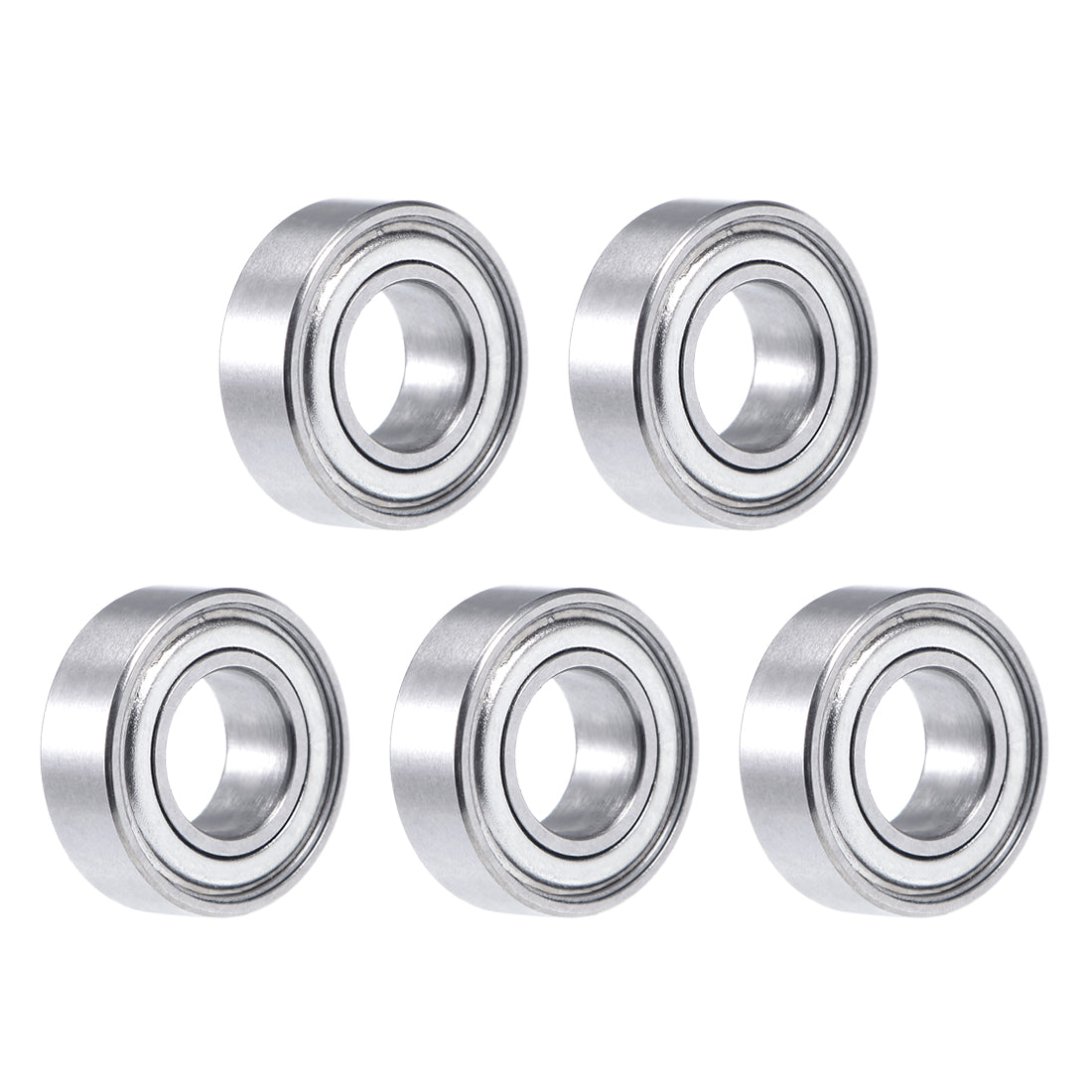 uxcell Uxcell Deep Groove Ball Bearing Double Shielded Chrome Roller Bearings