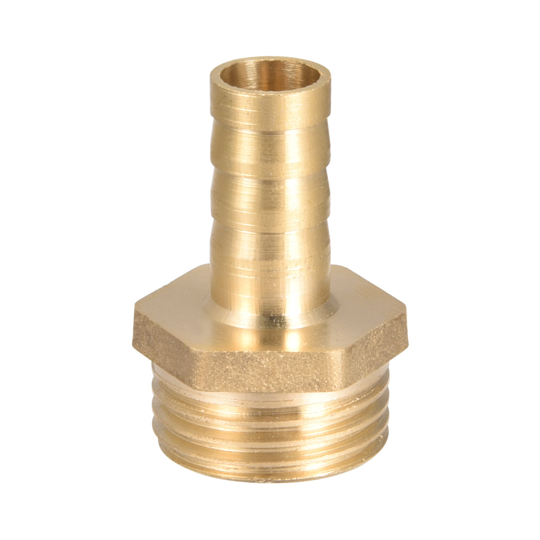 uxcell Uxcell Brass Barb Hose Fitting Connector Adapter 10mm Barbed x G1/2 Male Pipe