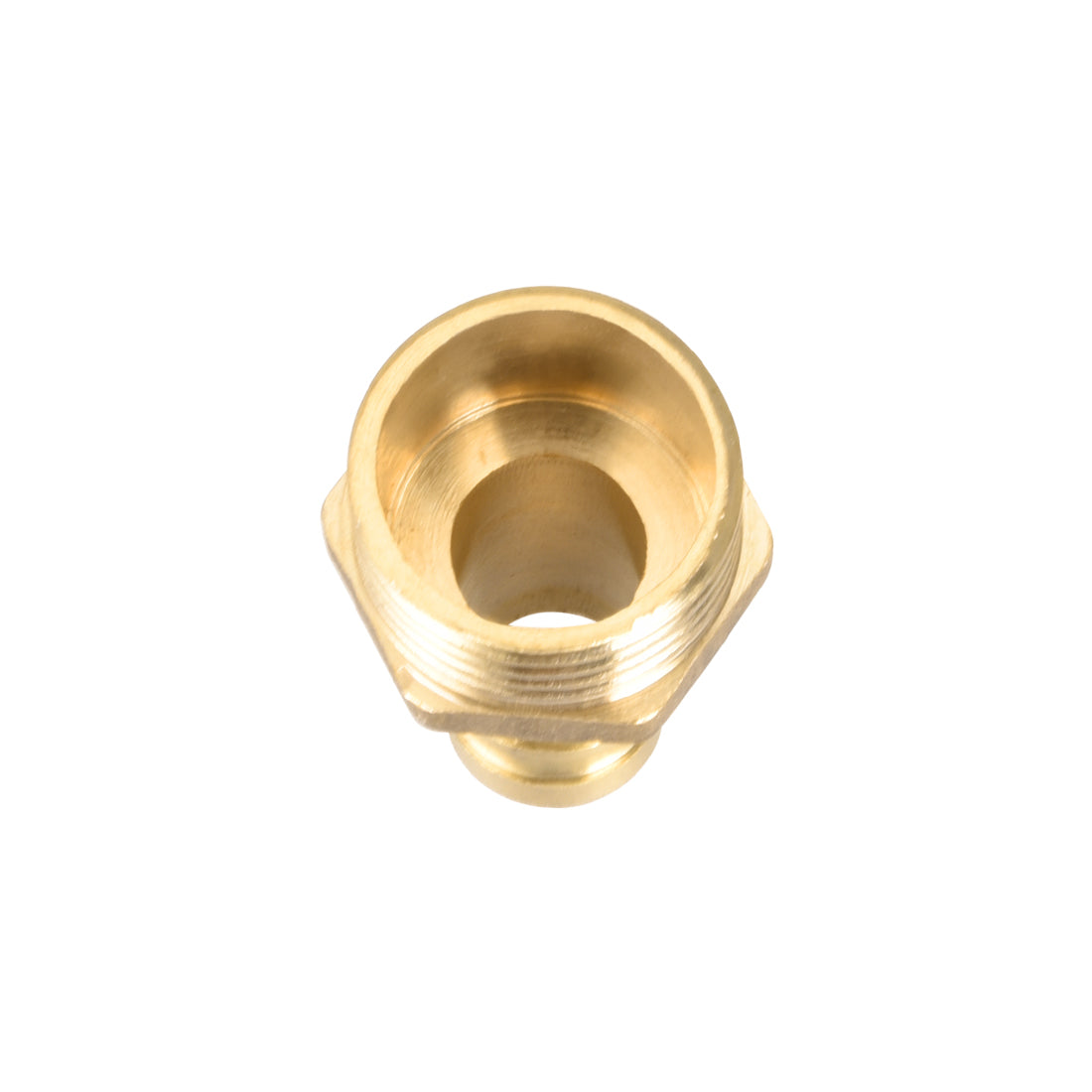 uxcell Uxcell Brass Barb Hose Fitting Pipe Connector Adapter 12mm Barb x G1/2 Male Thread