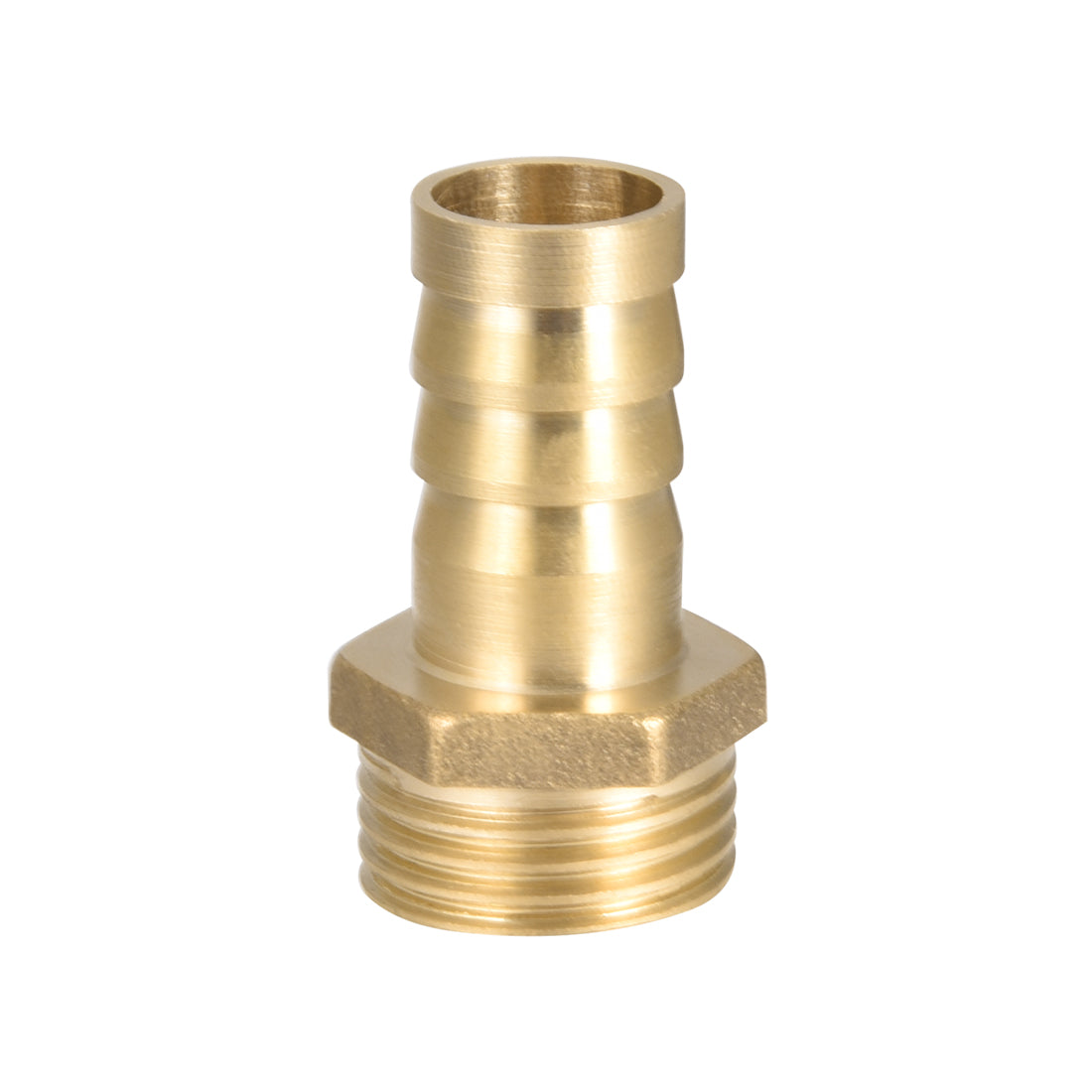 uxcell Uxcell Brass Barb Hose Fitting Connector Adapter 14mm Barbed x G1/2 Male Pipe