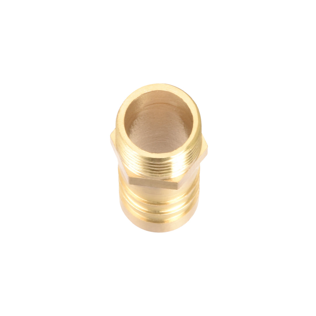 uxcell Uxcell Brass Barb Hose Fitting Connector Adapter 16mm Barbed x G3/8 Male Pipe 2Pcs