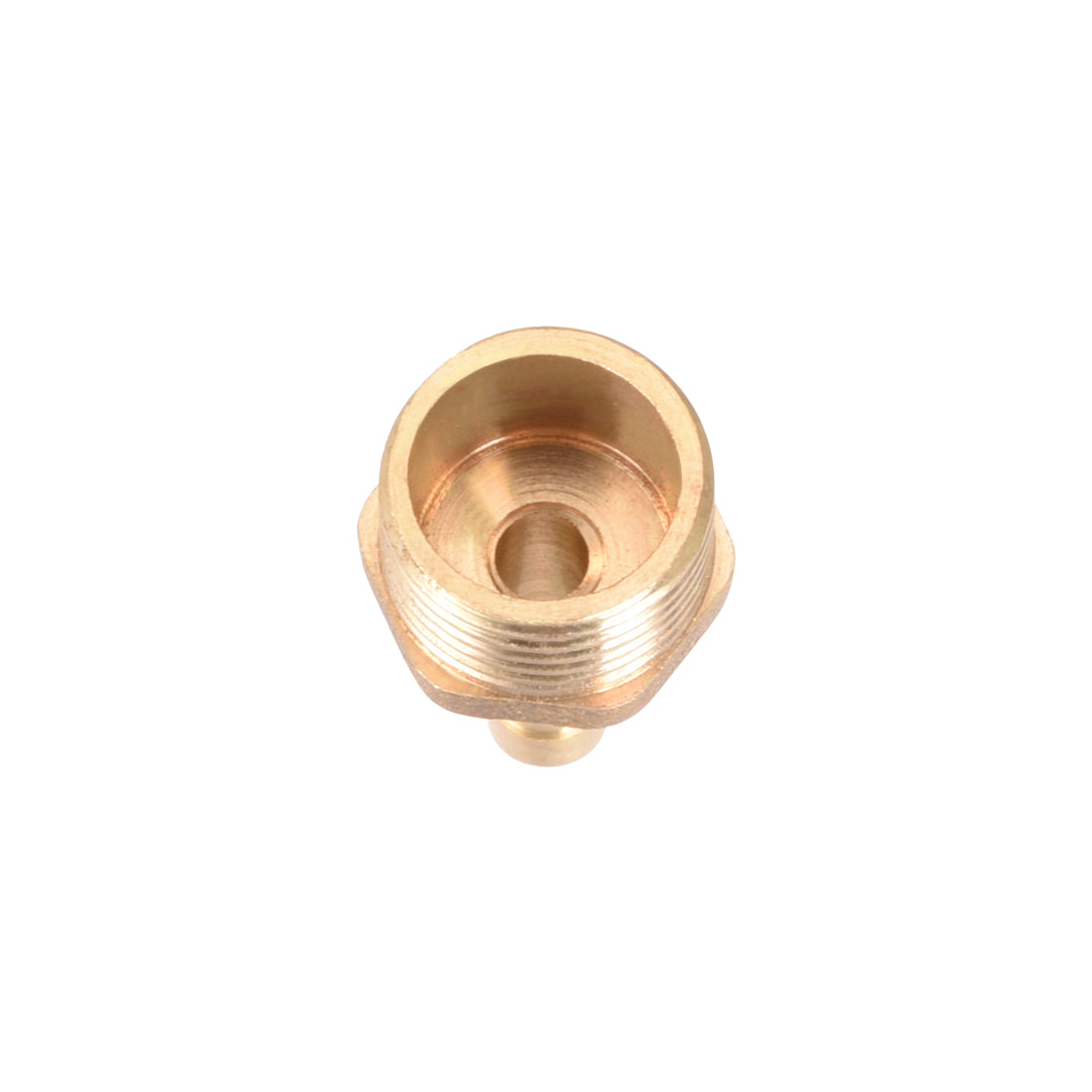 uxcell Uxcell 5Stk. Messing Schlauchanschluss Stecker Adapter 6mm Widerhaken x3/8"G Außenrohr