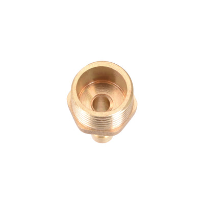 Harfington Uxcell 5Stk. Messing Schlauchanschluss Stecker Adapter 6mm Widerhaken x3/8"G Außenrohr