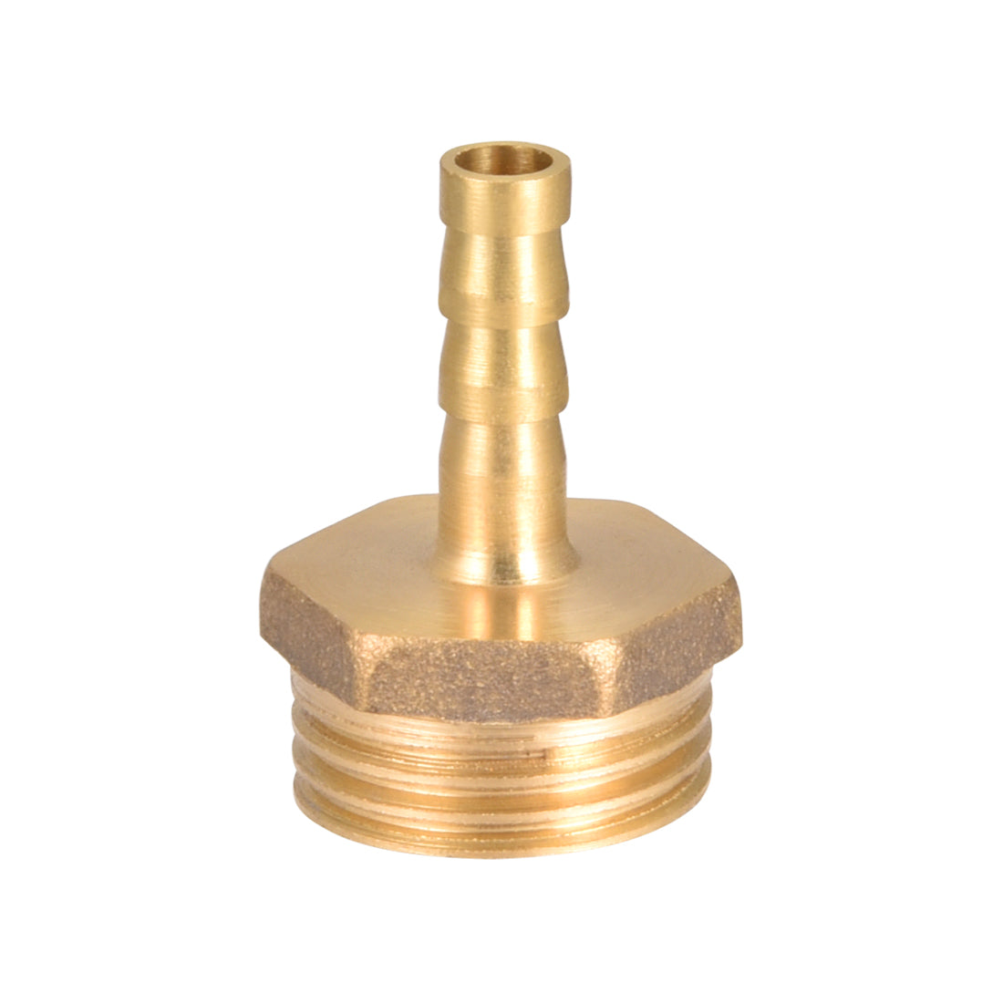 uxcell Uxcell Brass Barb Hose Fitting Connector Adapter 6mm Barbed x G1/2 Male Pipe