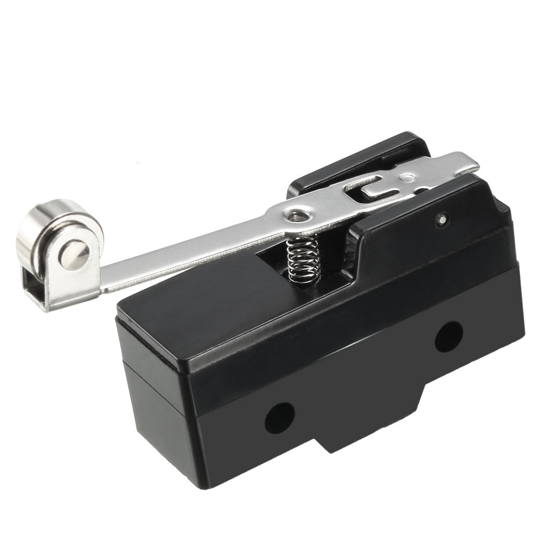 uxcell Uxcell TM-1703 SPDT 1NO+1NC Panel Mount Long Hinge Roller Lever Type Micro Limit Switch Screw Terminals