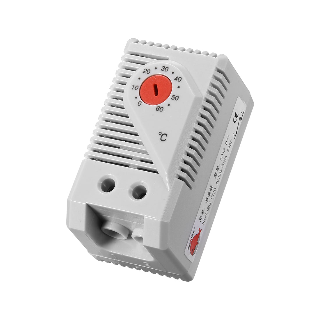 uxcell Uxcell Mechanical Thermostat, KTO011 0-60℃ Adjustable Compact Normally Close(N.C) Temperature Controller Switch