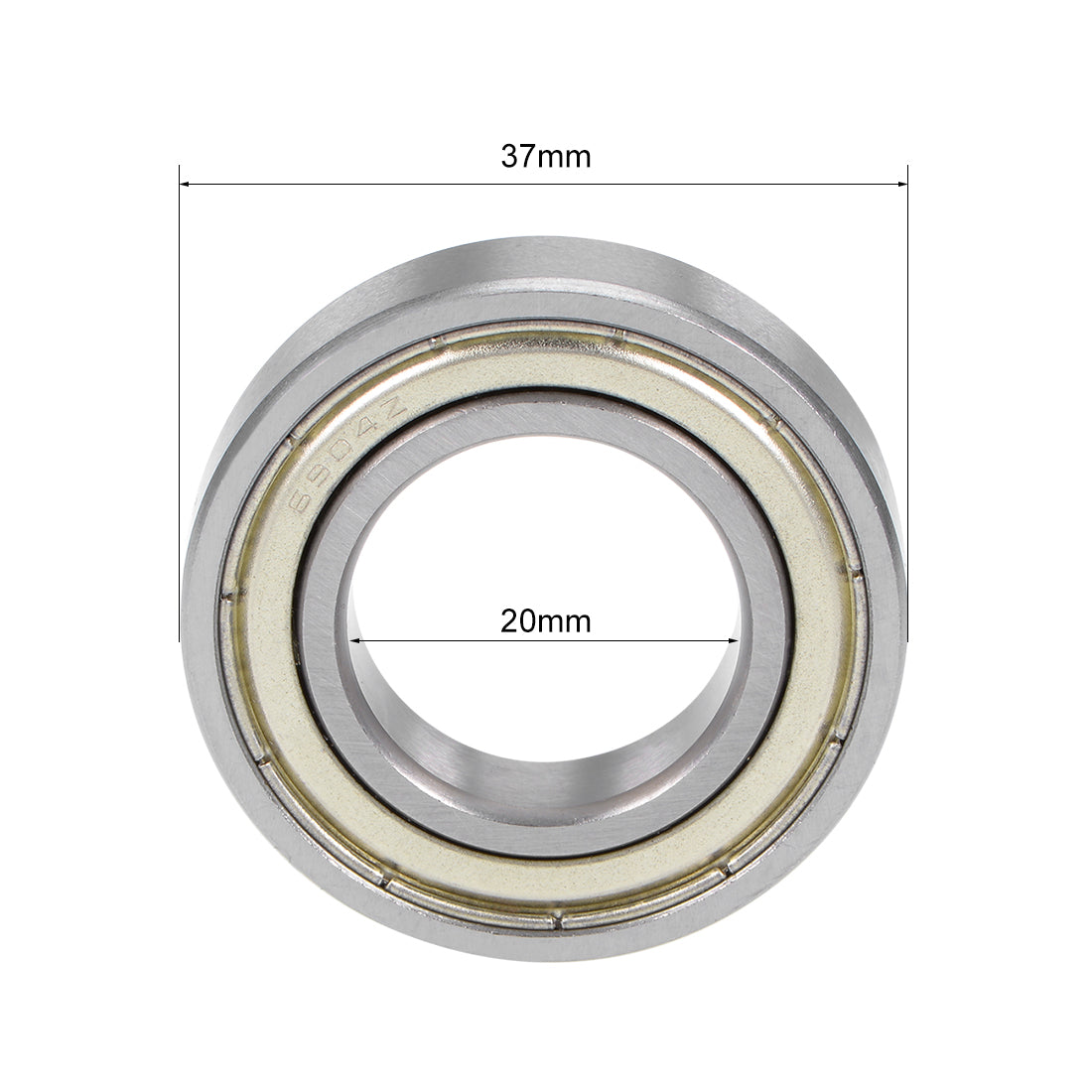 uxcell Uxcell Deep Groove Ball Bearing Double Shielded Chrome Metric Bearings P0 Z1