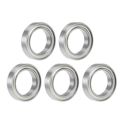 Harfington Uxcell Deep Groove Ball Bearing Thin Section Double Shield Chrome Steel